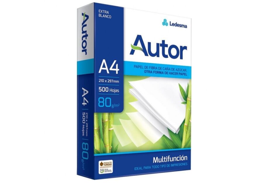 Resma Autor A4 80g (500 hojas)