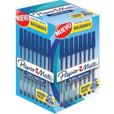 Caja de Lapiceras Bolígrafos Azules x12